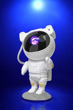 Astronot Projeksiyon Lamba Speaker Çocuklara Özel
