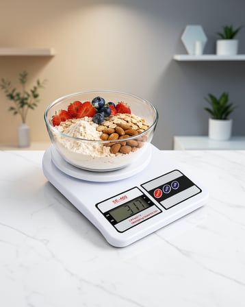Dijital Mutfak Tartısı 10 kg Kapasiteli Net LCD Ekran