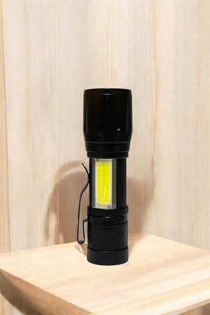 Mini Şarjlı Işıldak Fener 4 Modlu LED Kamp Lambası