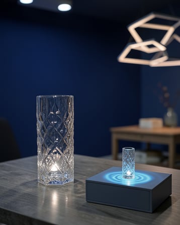 Romantik Kristal Gece Lambası 16 Renk RGB