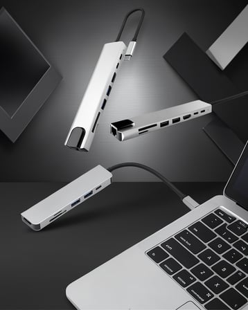 3 in 1 Type-C Dönüşüm Adaptörü MacBook için HDMİ USB 3.0