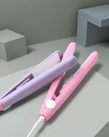 Mini Taşınabilir Saç Düzleştirici Seramik Kaplama 16 cm