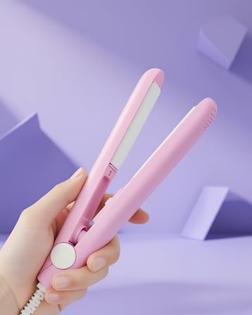 Kompakt Elektriklenme Karşıtı Mini Saç Düzleştirici 16 cm