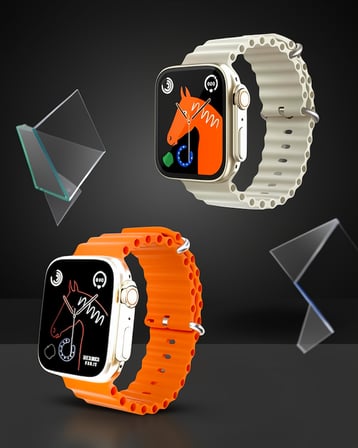 Bluetooth Akıllı Saat 49MM Ekran Adımsayar Kan Basıncı