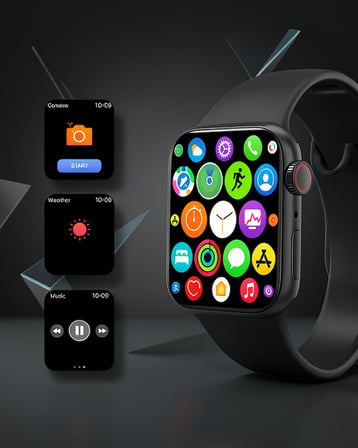 Akıllı Saat 44mm Çelik Kasa OLED Ekran