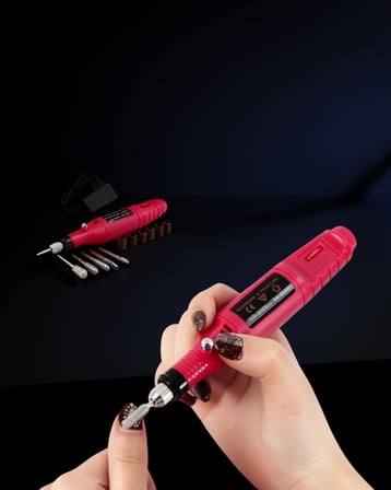 Elektrikli Manikür Seti USB Şarjlı 6 Uçlu