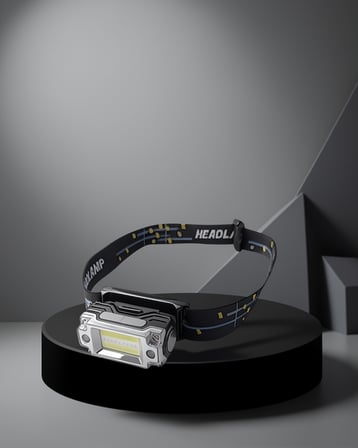 Kafa Lambası Ayarlanabilir USB Şarjlı 2 LED