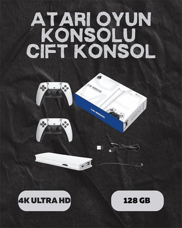 Retro Konsol 20.000 Oyunlu Çift Gamepadli 4K HDMI