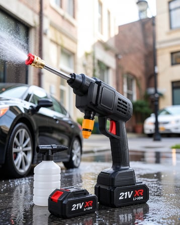 Akülü Yıkama Makinesi Yüksek Basınçlı 21V XR Li-Ion
