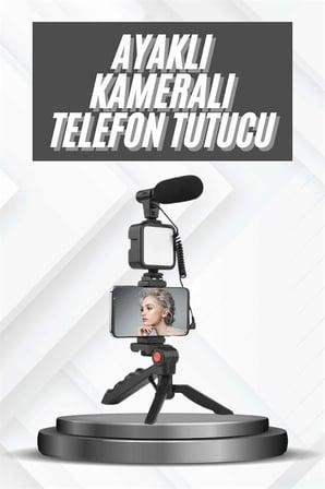 Işıklı Video Yapım Seti Kompakt Tripodlu