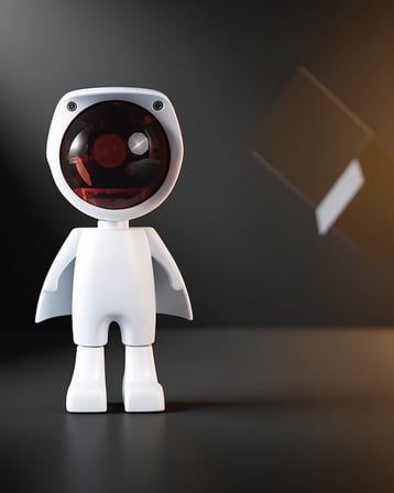 Güneş Lambası Astronot Tasarımı LED Işıklı