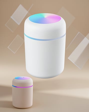 Mini LED Işıklı Aromaterapi Buhardanlık 150 ml