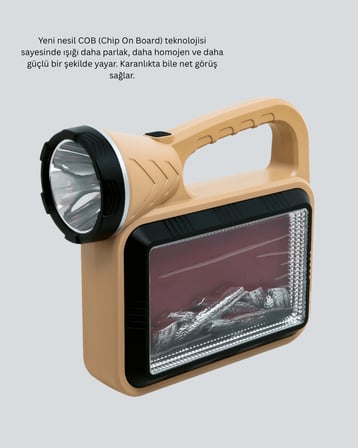 Alev Efekti Güneş Enerjili Su Geçirmez Lamba