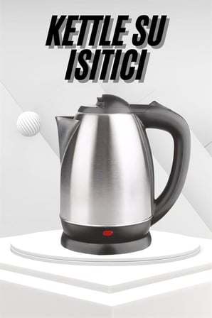Yeni Nesil Saplı Uzun Ömürlü Paslanmaz Çelik Su Isıtıcı Kettle
