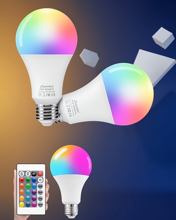 RGB LED Ampul E27 10W 2000 Lümen