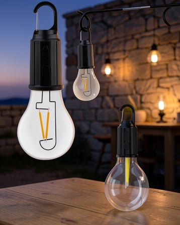 Taşınabilir LED Kamp Lambası Şarjlı Kırılmaz Işık