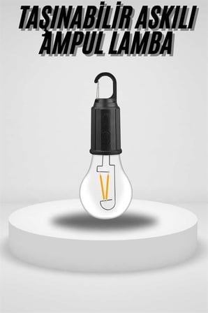 Askılı LED Kamp Lambası Type-C Şarjlı 2000mAh