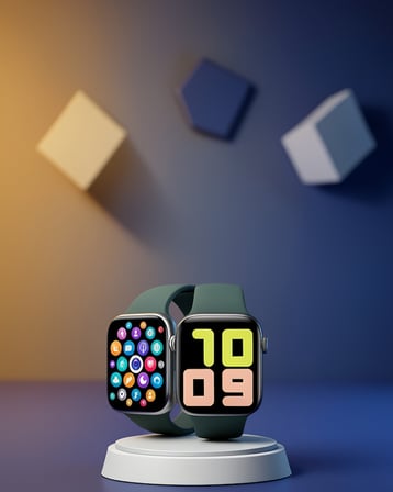 Akıllı Saat Sağlık Takibi 44 MM Amoled Ekran