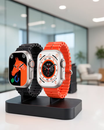 Akıllı Saat Titreşimli Bildirim 45mm Gümüş Kasa UUCZZZT800AKILLISAATTT1-1