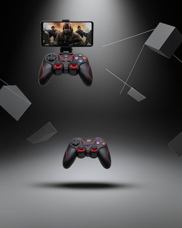 X3 Gamepad Android Uyumlu Telefon Tutucu ile Joystick