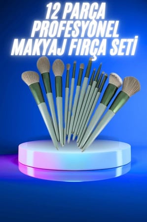 13 Parça Makyaj Fırça Seti Far Kontür Aydnlatıcı Fırçası İz Bırakmaz Hafif