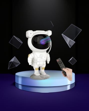 Astronot Projeksiyon Lambası Parlaklık Ayarlı Zamanlayıcıli