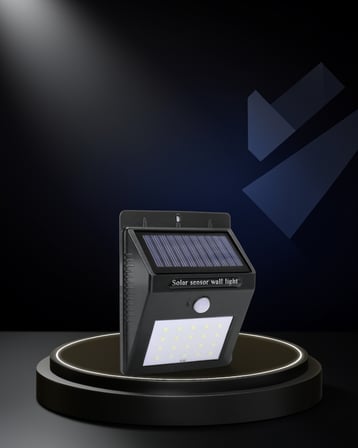 Güneş Enerjili Duvar Lambası 4 Modlu