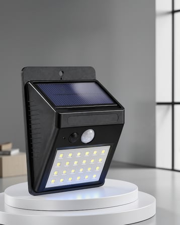 Solar Sensörlü 20 LED Bahçe Lambası IP65 Su Geçirmez XUCZDP53DUVARLAMBASI-6