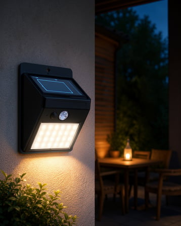 Güneş Enerjili 20 LED Hareket Sensörlü Dış Mekan Lambası XUCZDP53DUVARLAMBASI-7