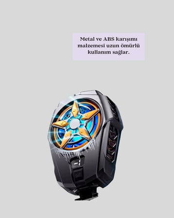 Yarı İletken Soğutma Fanı 2 Hız Seçeneği Type-C
