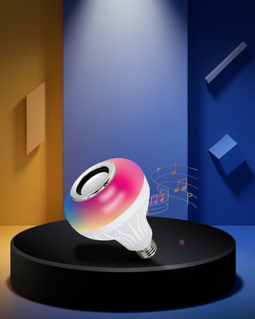 Bluetooth RGB LED Ampul E27 12W