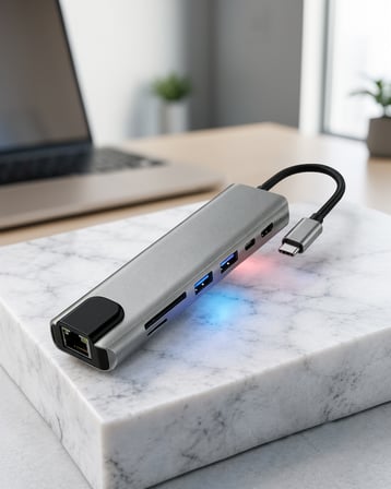 Type-C HDMI ve Ethernet Adaptör 8-in-1 XUCZMACBOOKÇEVİRİCİİİİİİİ-6