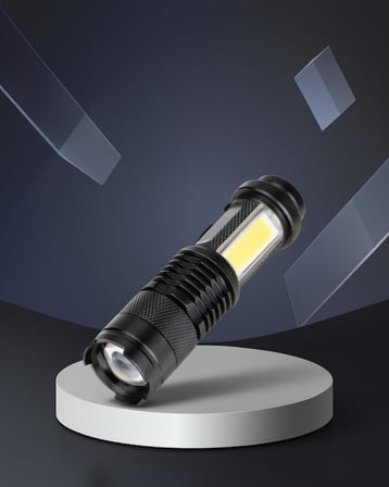 Mini LED El Feneri 2000 Lümen Su Geçirmez
