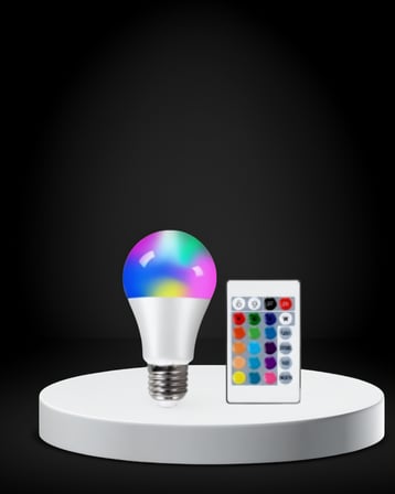 RGB Uzaktan Kumandalı LED Ampul 16 Renk E27