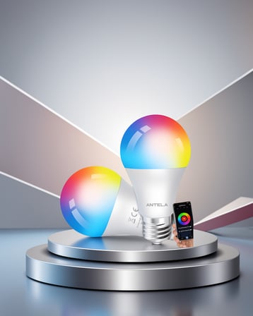 Akıllı LED Ampul 9W RGBW Renk Ayarlı