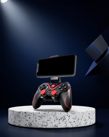 Kablosuz Oyun Kumandası - Android iOS PC Uyumlu