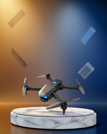 Katlanabilir 4K Kamera Drone Wi-Fi Yükseklik Sabitlemeli