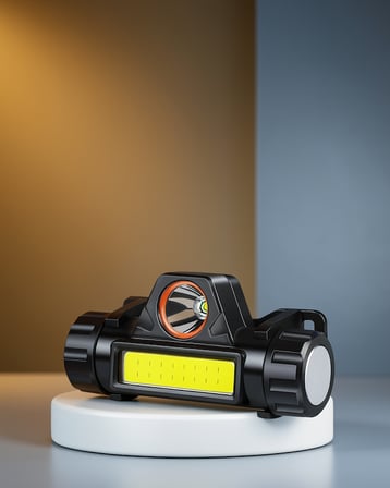 Şarjlı LED Kafa Feneri 200LM IP44 Su Dayanıklı