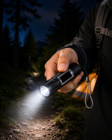Şarjlı El Feneri 4 Mod 100.000 Saat LED Ömrü XUCZZZHS41LAMB-3