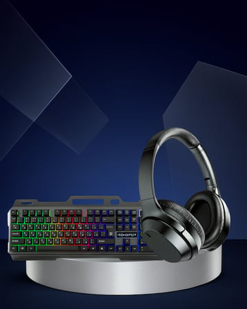 Işıklı Klavye ve Mouse Seti Türkçe Q USB