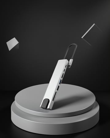 Type-C Dönüştürücü Hub – Alüminyum Kasa, HDMI ve USB 3.0