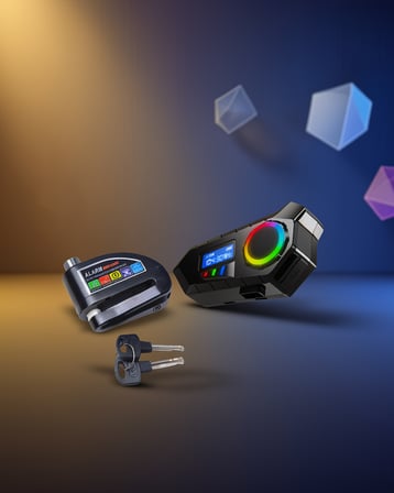 Kablosuz İnterkom + Motor Disk Kilit Bluetooth 5.4