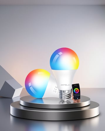 Akıllı LED Ampul 9W RGBW Uzaktan Kumandalı