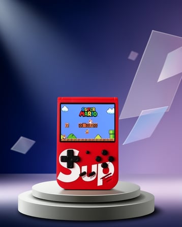 Şarjlı Retro Oyun Konsolu 400 Oyunlu TV Bağlantılı