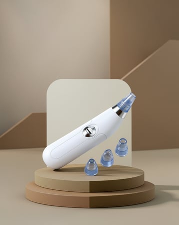 USB Destekli 4 Başlıklı Siyah Nokta Vakum Cihazı