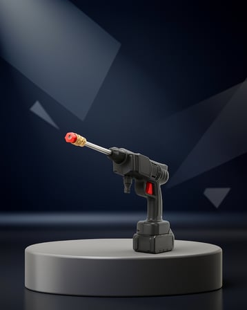 Taşınabilir Basınçlı Yıkama Makinesi 48V 5m Hortumlu