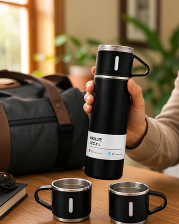 Çelik Termos Bardak Seti 500 ml Kaymaz Taban XUCZZZTERMOSSETİİ-2-1