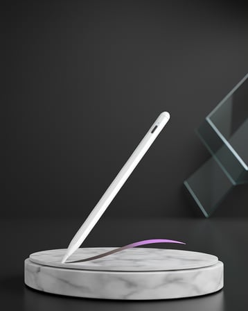 Manyetik Dokunmatik Kalem Type-C Şarjlı iPad ve Android Uyumlu