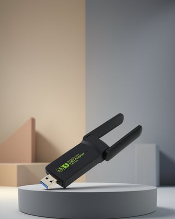 WiFi Adaptör 1200 Mbps Çift Bant USB 3.0