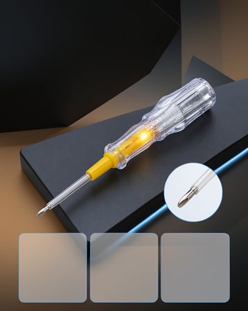 Elektrik Test Kalemi Neon Işıklı Nikel Kaplama 110-220V XUUCZZZJF508KALEM-3